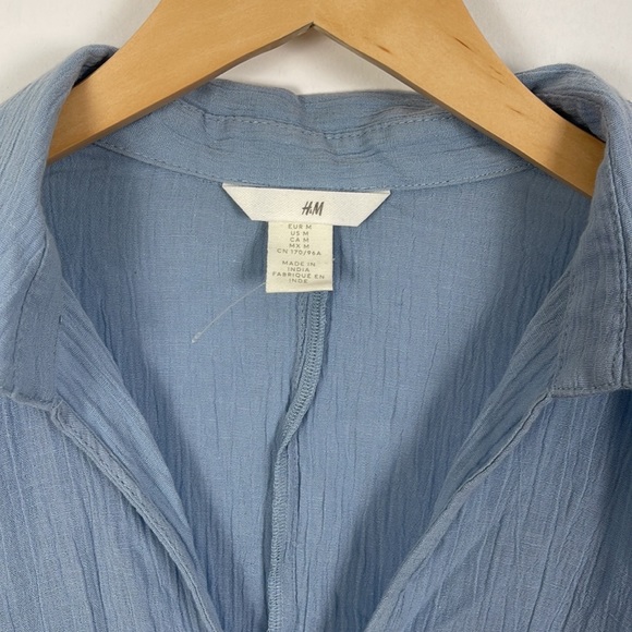 H&M Tie Belt Shirt Dress - M - Picture 4 of 5